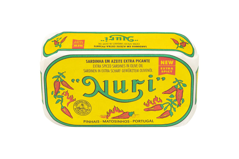 NURI Sardinhas em Azeite Extra Picante
