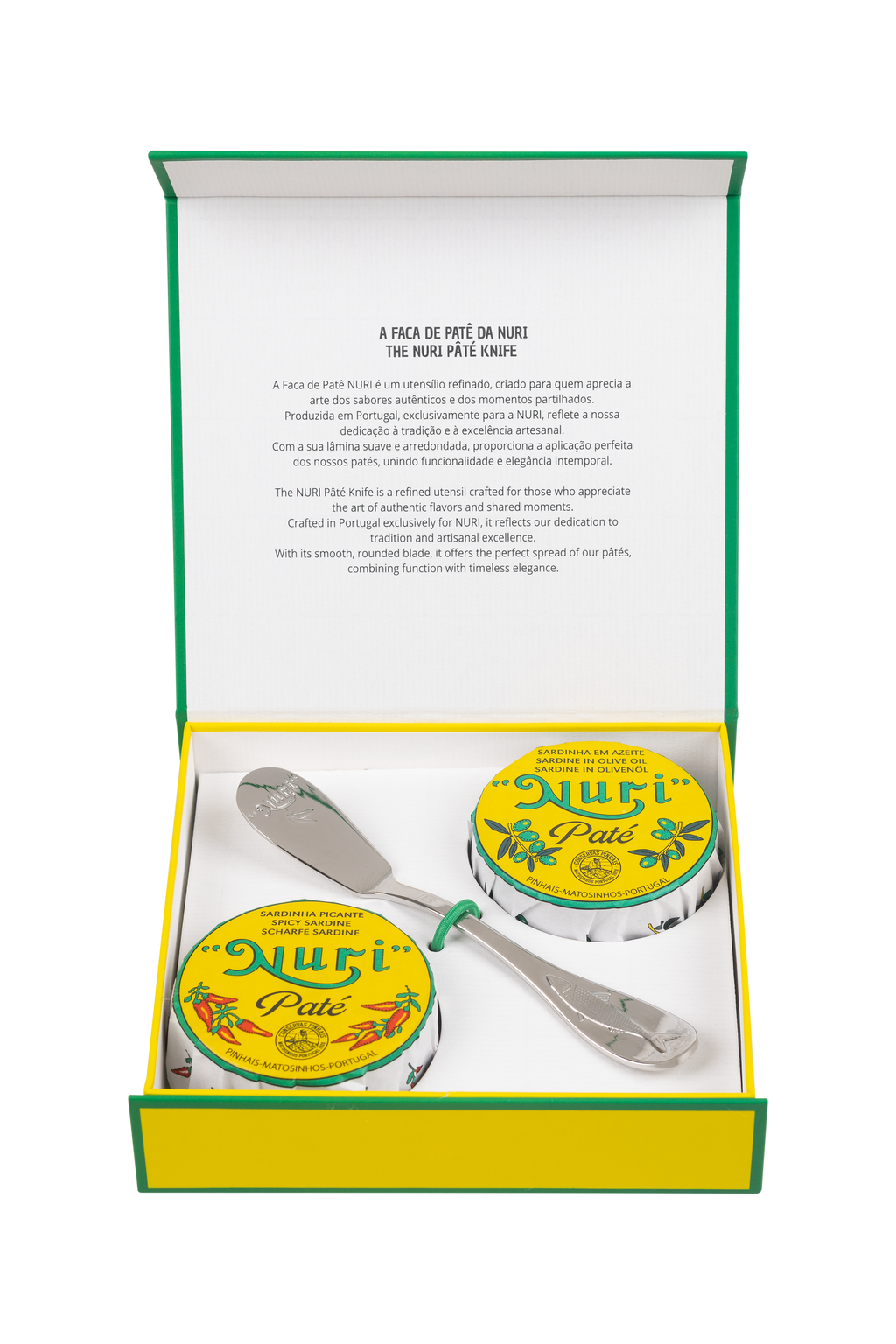 Nuri Paté Knife Giftpack English & Portuguese