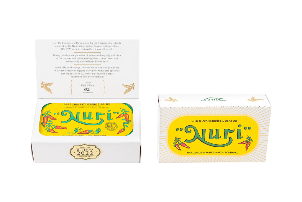 NURI RESERVA 2022 - Spiced Sardines in Olive Oil
