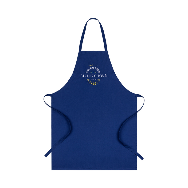 Museum Cooking Apron in Blue